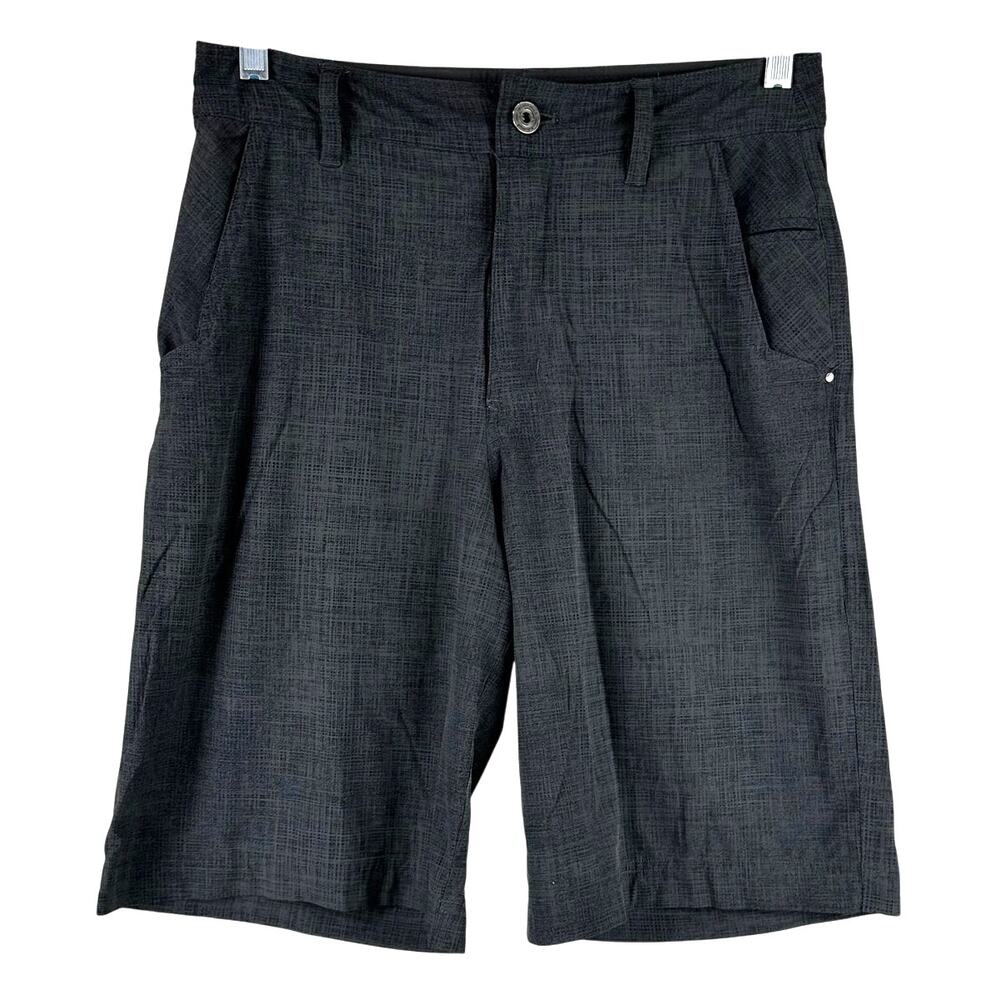 Lululemon Kahuna Golf Shorts Seersucker Black Men's Size 32 NO SIZE TAG EUC
